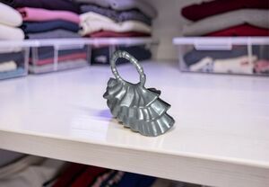 Rare Mattel Barbie My Scene Fashion Fever Silver Ruffle Purse Bag Accessory B22
